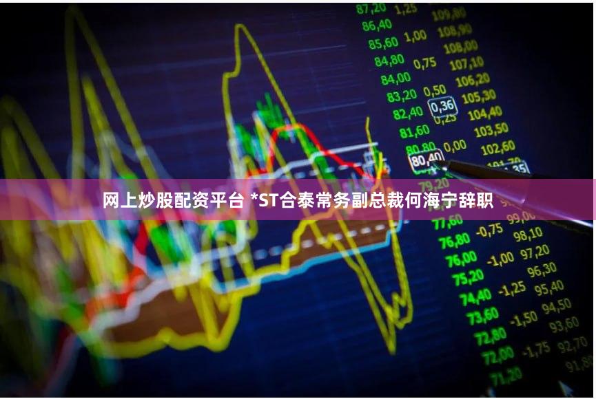 网上炒股配资平台 *ST合泰常务副总裁何海宁辞职