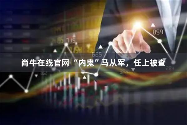 尚牛在线官网 “内鬼”马从军，任上被查